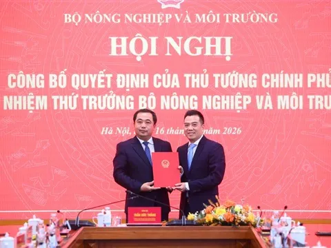 Ông Đặng Ngọc Điệp giữ chức Thứ trưởng Bộ Nông nghiệp và Môi trường