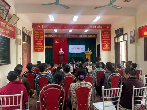 Hội LHPN xã Dân Hòa sinh hoạt chi hội điểm - lan tỏa vai trò phụ nữ trong cộng đồng