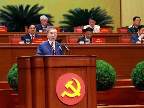 Toàn văn Báo cáo về các Văn kiện trình Đại hội XIV của Đảng do Tổng Bí thư Tô Lâm trình bày tại phiên khai mạc Đại hội