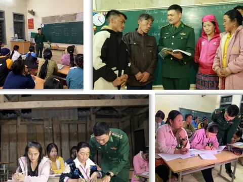 Bước chân thầm lặng ‘gieo chữ’, giữ biên cương