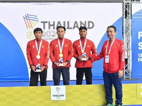 ASEAN Para Games 13: Bơi Việt Nam phá kỷ lục Đại hội trong ngày ra quân