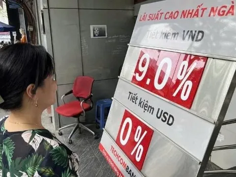Lãi suất ngân hàng hôm nay, một số ngân hàng có lãi suất vượt mốc 8%