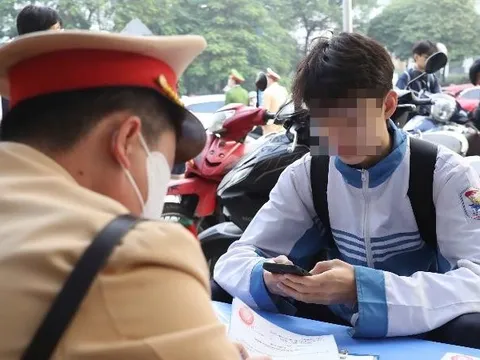 Hà Nội: Phát hiện, xử lý 1.679 học sinh vi phạm trật tự an toàn giao thông trong tháng 1/2026