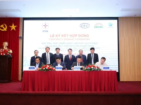 EVN ký hợp đồng cung cấp thiết bị chính cho Dự án Thủy điện Trị An mở rộng