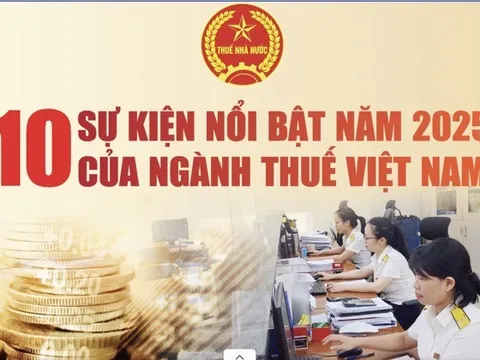 10 sự kiện nổi bật của ngành Thuế trong năm 2025