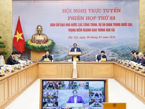 Thủ tướng chủ trì phiên họp thứ 23 Ban Chỉ đạo các dự án, công trình GTVT