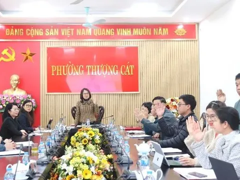 Hiệp thương thống nhất danh sách sơ bộ 33 người ứng cử đại biểu Hội đồng nhân dân phường Thượng Cát