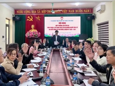 Xã Phù Đổng tổ chức Hội nghị hiệp thương lần thứ hai lập danh sách sơ bộ những người ứng cử đại biểu HĐND xã nhiệm kỳ 2026- 2031