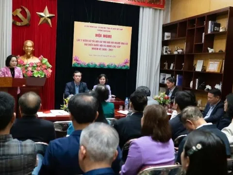 Cử tri nơi cư trú nhất trí giới thiệu bà Nguyễn Thị Thanh, bà Trần Lan Phương ứng cử đại biểu Quốc hội khóa XVI