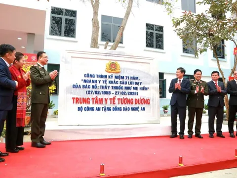 Bộ Công an khánh thành và bàn giao các công trình an sinh xã hội tại Nghệ An