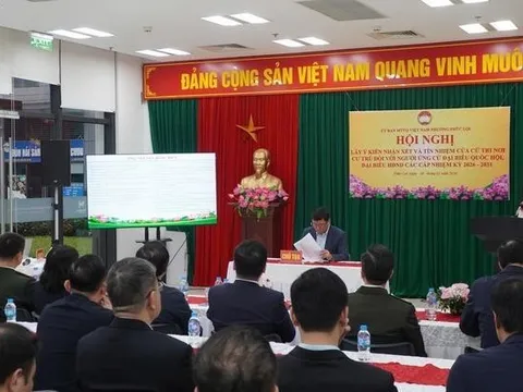 Ủy ban MTTQ Việt Nam phường Phúc Lợi tổ chức thành công các hội nghị lấy ý kiến nhận xét của cử tri nơi cư trú