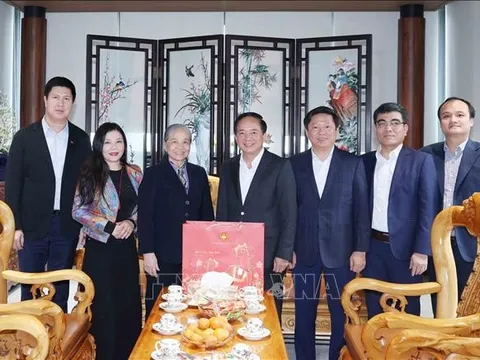 Trưởng Ban Tuyên giáo và Dân vận Trung ương thăm, chúc Tết gia đình các nhân sĩ tiêu biểu