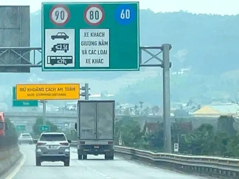 Giảm tốc độ tối đa trên nhiều tuyến cao tốc