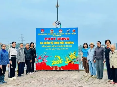 Xã Nam Phù ra quân vệ sinh môi trường, vun trồng sắc Xuân