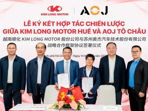 KIM LONG MOTOR và AOJ Tô Châu hợp lực nâng tầm công nghiệp ô tô Việt Nam