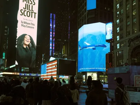 Khi hình ảnh đất nước Việt Nam tỏa sáng tại Times Square dịp Tết