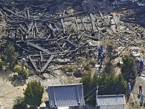 Cháy lớn tại đền thờ ở Nhật Bản, 5 người tử vong