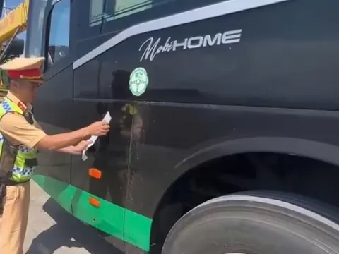 Xe khách "3 không" chạy trên cao tốc Phan Thiết – Vĩnh Hảo bị phạt gần 105 triệu đồng