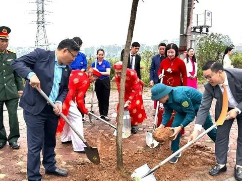 Xã Đại Thanh ra quân trồng cây đầu Xuân Bính Ngọ 2026