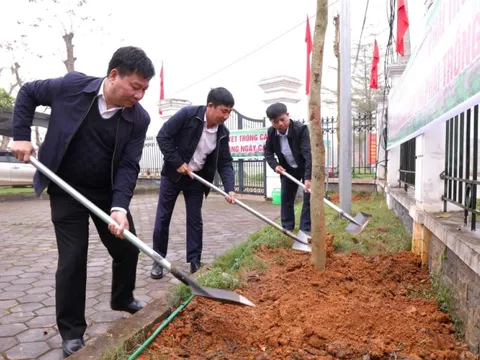 Yên Xuân phát động Tết trồng cây, hướng tới mục tiêu đô thị xanh bền vững