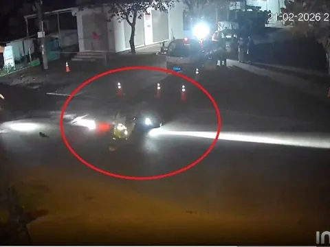 Bắt đối tượng lao xe vào CSGT để bỏ chạy khi bị kiểm tra