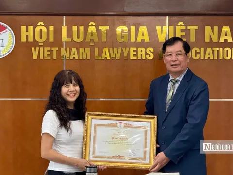 Người đầu tiên của Tổ chức Bánh mỳ cho thế giới nhận Bằng khen từ Hội Luật gia Việt Nam
