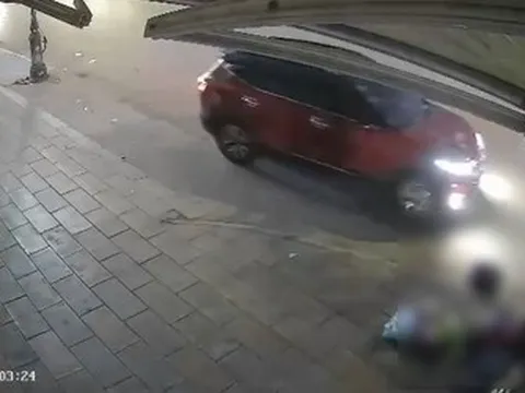 Hải Phòng: Một lái xe ô tô lao lên vỉa hè, tông gãy chân người phụ nữ rồi bỏ chạy