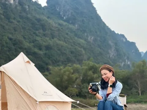 Lưu ngay điểm cắm trại mới view cực xịn tại Serena Resort Kim Bôi