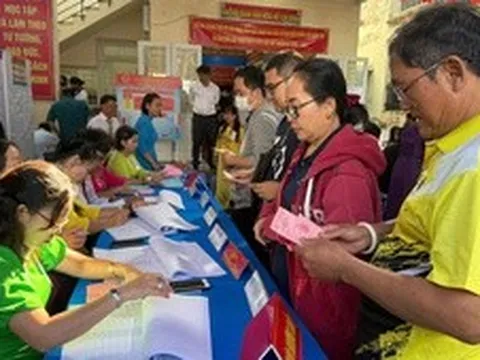 Hơn 61,7 triệu cử tri đã bỏ phiếu, nhiều địa phương đạt trên 90%