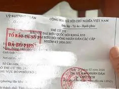 Bộ Công an cảnh báo khi đăng ảnh thẻ cử tri lên mạng xã hội