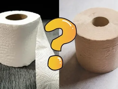 90% người mua không hay biết: Giấy vệ sinh màu trắng và màu vàng loại nào tốt hơn?