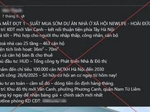 Xử phạt 2 trường hợp rao bán "suất ngoại giao", "suất nội bộ" nhà ở xã hội