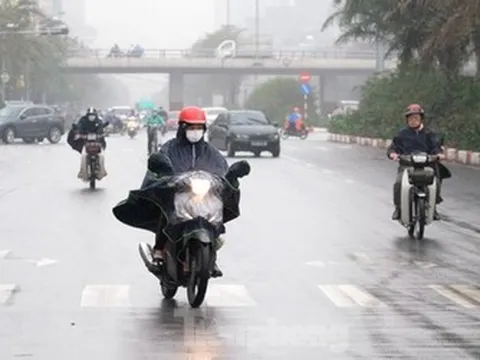 Dự báo thời tiết 22/3: Không khí lạnh dồn dập tràn xuống, Bắc Bộ sương mù dày đặc kèm mưa rào