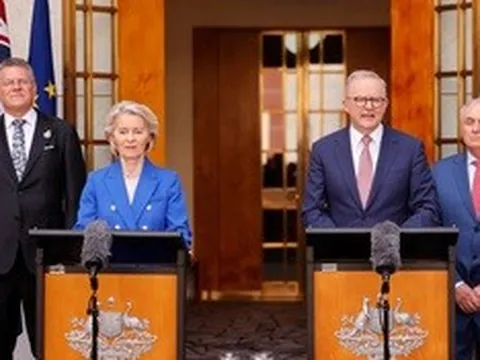 EU và Australia đạt thỏa thuận thương mại, phương Tây giảm phụ thuộc rủi ro từ Mỹ