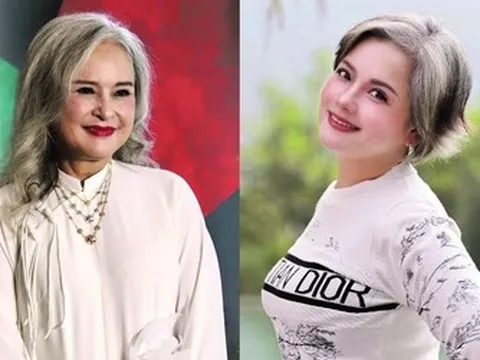 2 nữ NSND có mái tóc bạc tự nhiên: Người là Đại tá, người đi qua bạo bệnh để học cách sống vui