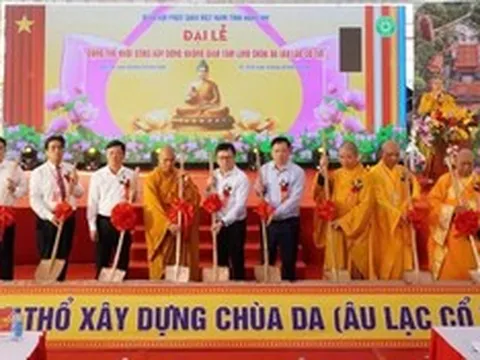 Khởi công xây dựng Chùa Da ở Nghệ An, nơi thờ tự hơn 500 nhà báo-liệt sĩ