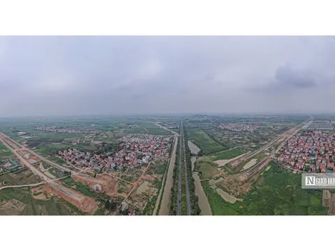 Toàn cảnh tuyến Vành đai 4 từ Cao tốc Nội Bài - Lào Cai đến cầu Hồng Hà