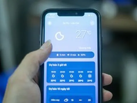 Có gì trong app “Thời tiết Việt Nam” vừa ra mắt, dùng miễn phí trên smartphone?