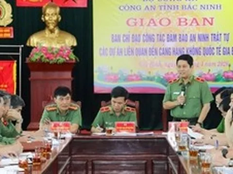 Bảo đảm an ninh trật tự cho dự án Cảng hàng không quốc tế Gia Bình