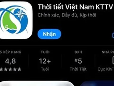 Ra mắt ứng dụng cảnh báo thời tiết nguy hiểm