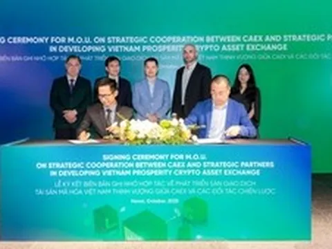 CAEX bắt tay đối tác quốc tế, hoàn tất vốn 10.000 tỷ đồng tham gia thí điểm thị trường tài sản mã hóa