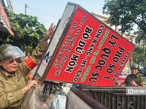 Công an Hà Nội kiên quyết lập lại trật tự đô thị