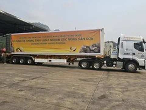 Xuất khẩu lô sầu riêng đầu tiên nhờ thông quan Luồng xanh