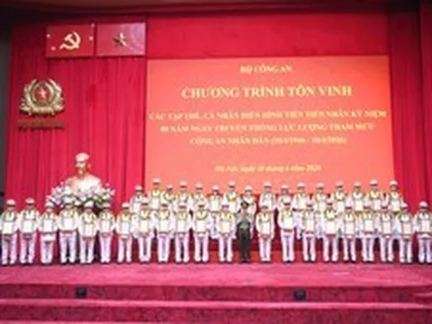 Tôn vinh 80 điển hình tiên tiến lực lượng Tham mưu công an nhân dân