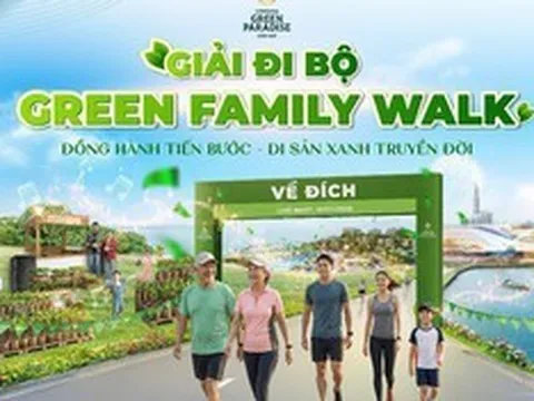 Giải đi bộ Green Family Walk: Hành trình “3 trong 1” tại Vinhomes Green Paradise