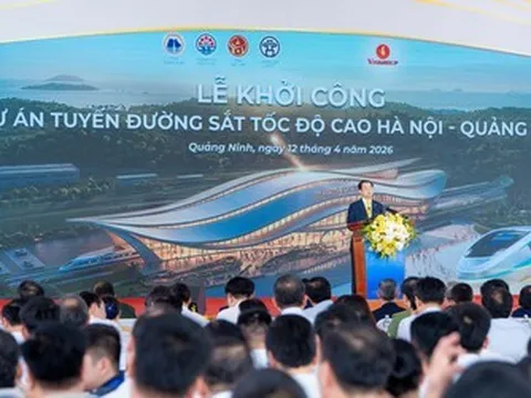 Vingroup khởi công dự án tuyến đường sắt tốc độ cao Hà Nội - Quảng Ninh