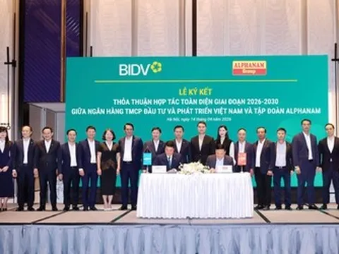 BIDV và Alphanam nâng tầm quan hệ hợp tác