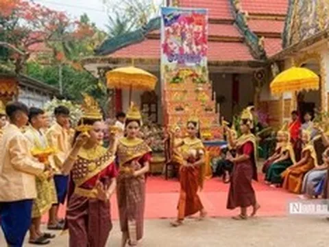 Rộn ràng Tết Chol Chnam Thmay: Phum sóc Khmer “bừng sắc” đón năm mới