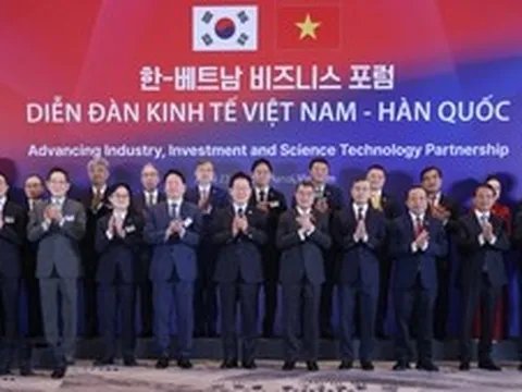 Thủ tướng Lê Minh Hưng: Nâng hợp tác Việt Nam -Hàn Quốc từ đối tác kinh tế-đầu tư sang đối tác cùng kiến tạo tương lai