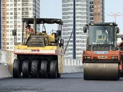 Tp.HCM: Hạng mục lớn thứ 4 ở nút giao thông An Phú đã trải nhựa đường, sẵn sàng thông xe vào 30/4